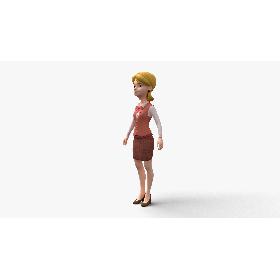 3D model Woman Presenter